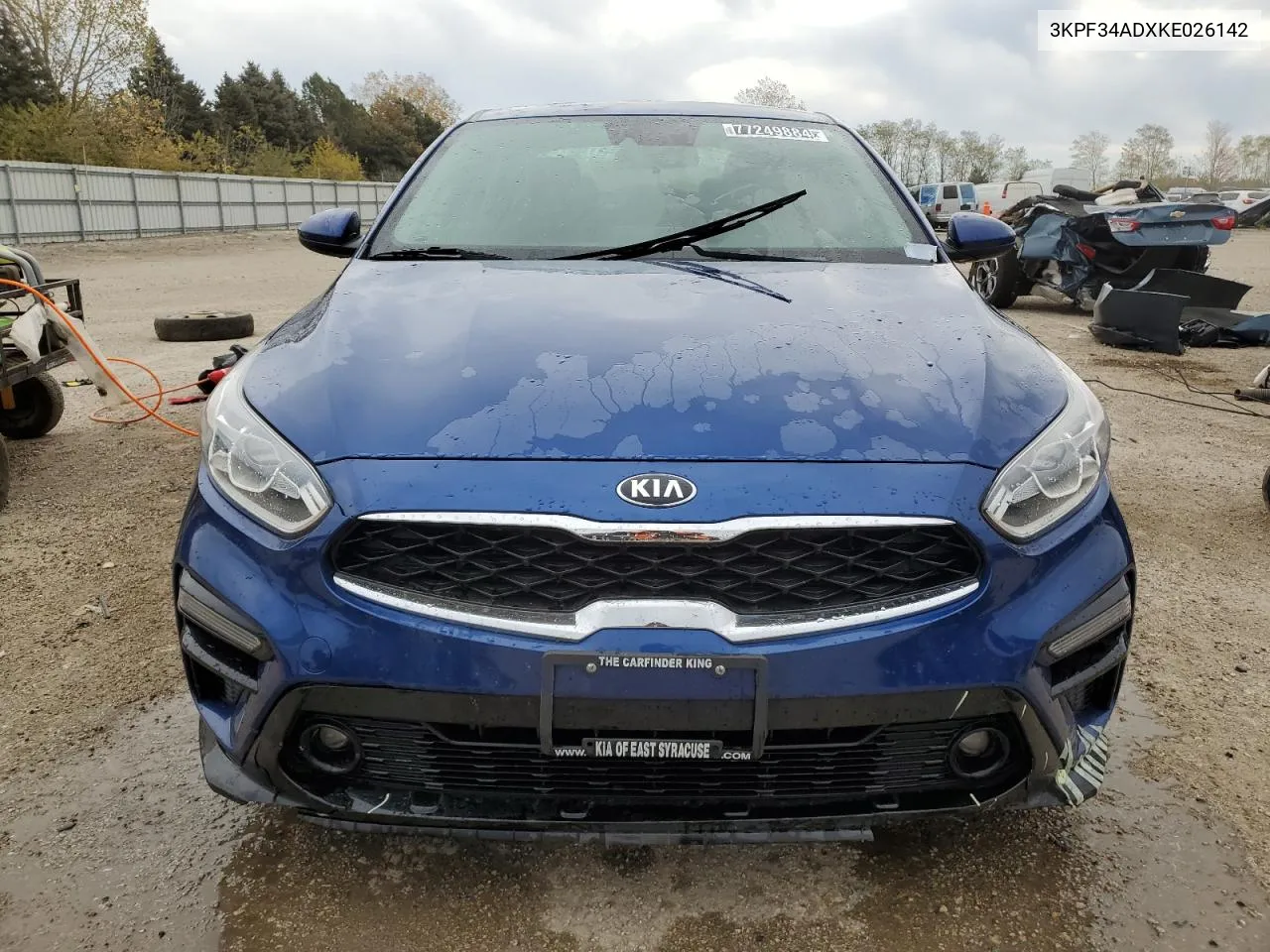 2019 Kia Forte Gt Line VIN: 3KPF34ADXKE026142 Lot: 77249884