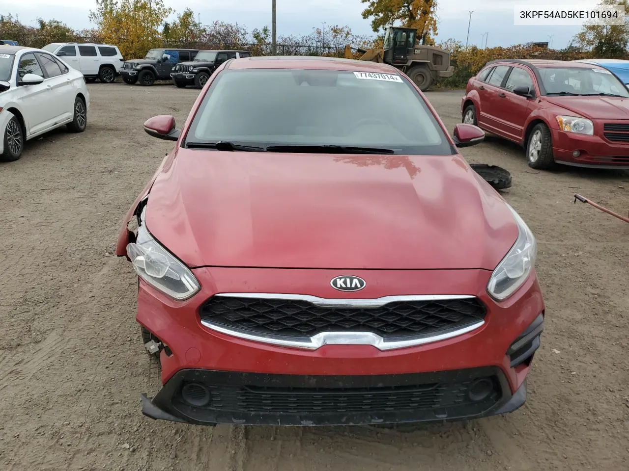 2019 Kia Forte Ex VIN: 3KPF54AD5KE101694 Lot: 77437014