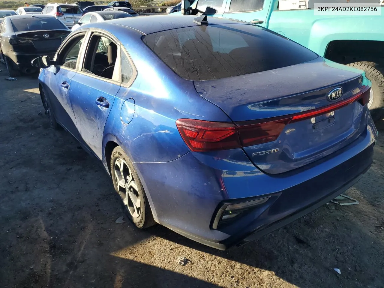 2019 Kia Forte Fe VIN: 3KPF24AD2KE082756 Lot: 77700784