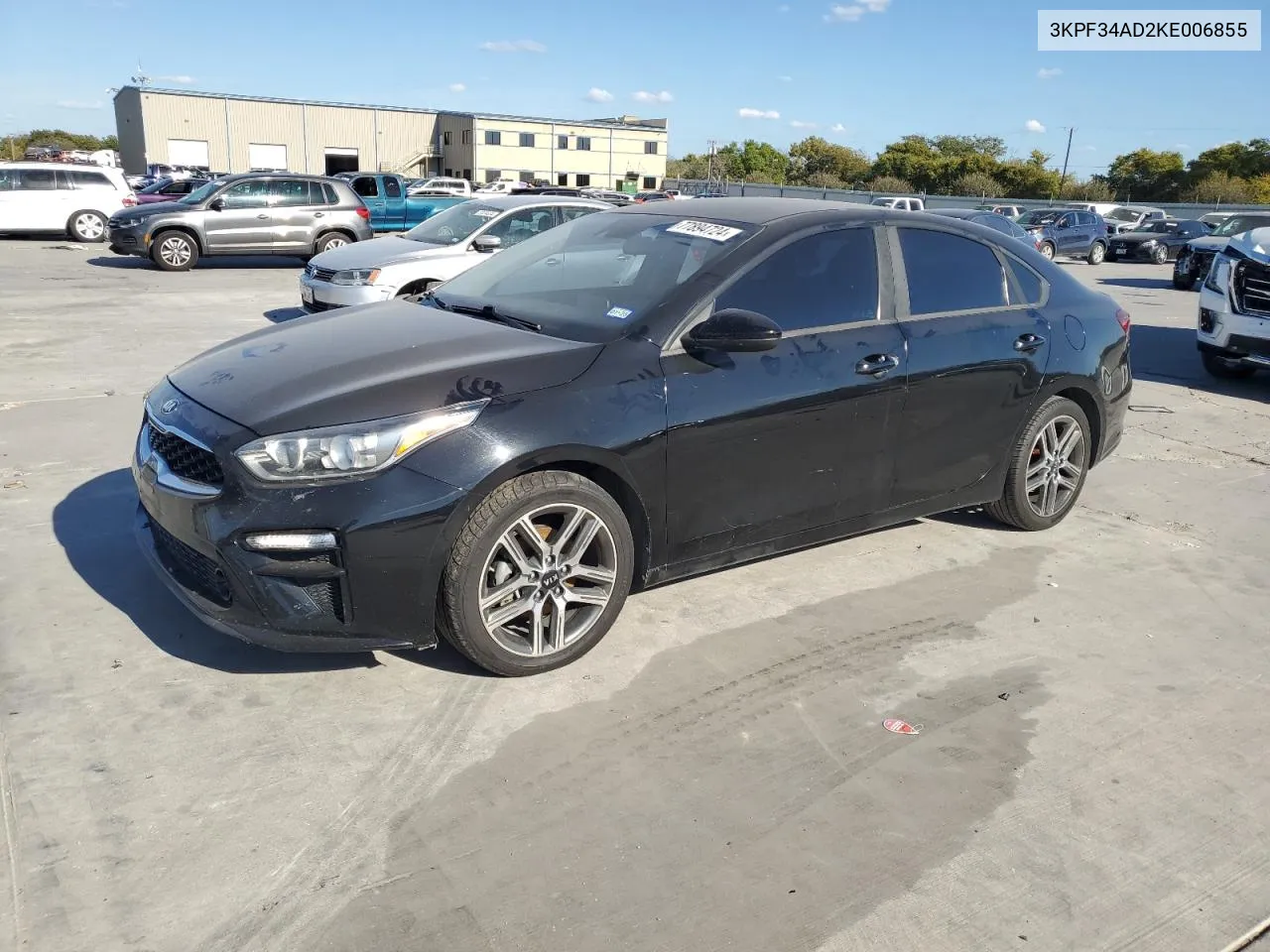 2019 Kia Forte Gt Line VIN: 3KPF34AD2KE006855 Lot: 77894724