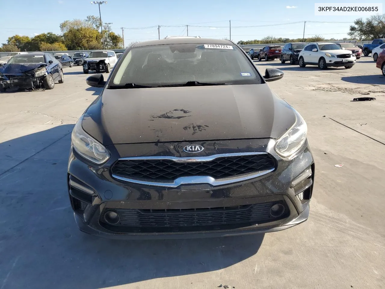 2019 Kia Forte Gt Line VIN: 3KPF34AD2KE006855 Lot: 77894724