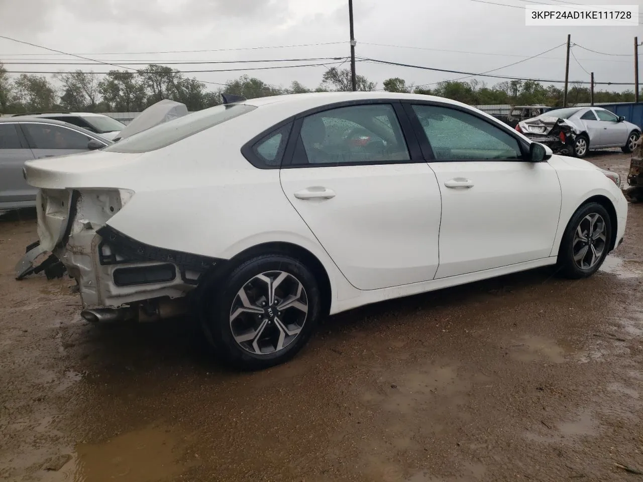 2019 Kia Forte Fe VIN: 3KPF24AD1KE111728 Lot: 78001134