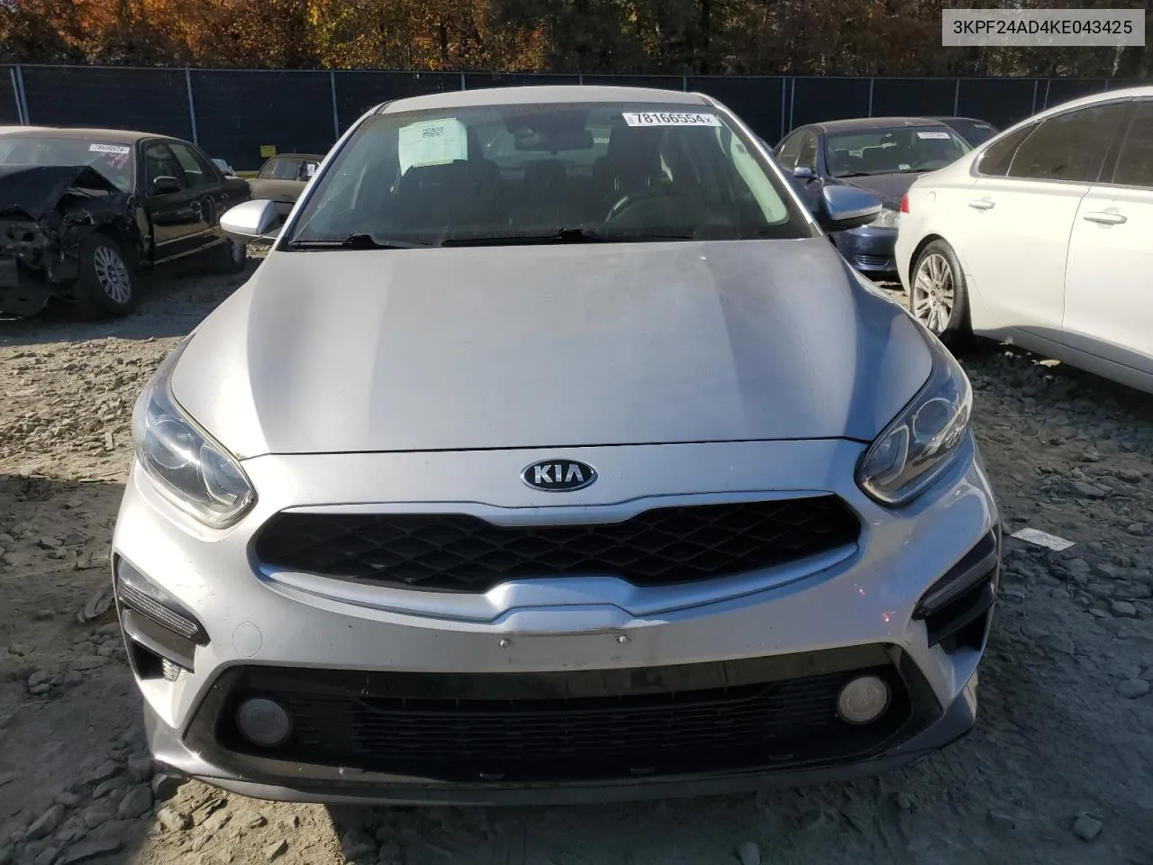 2019 Kia Forte Fe VIN: 3KPF24AD4KE043425 Lot: 78166554