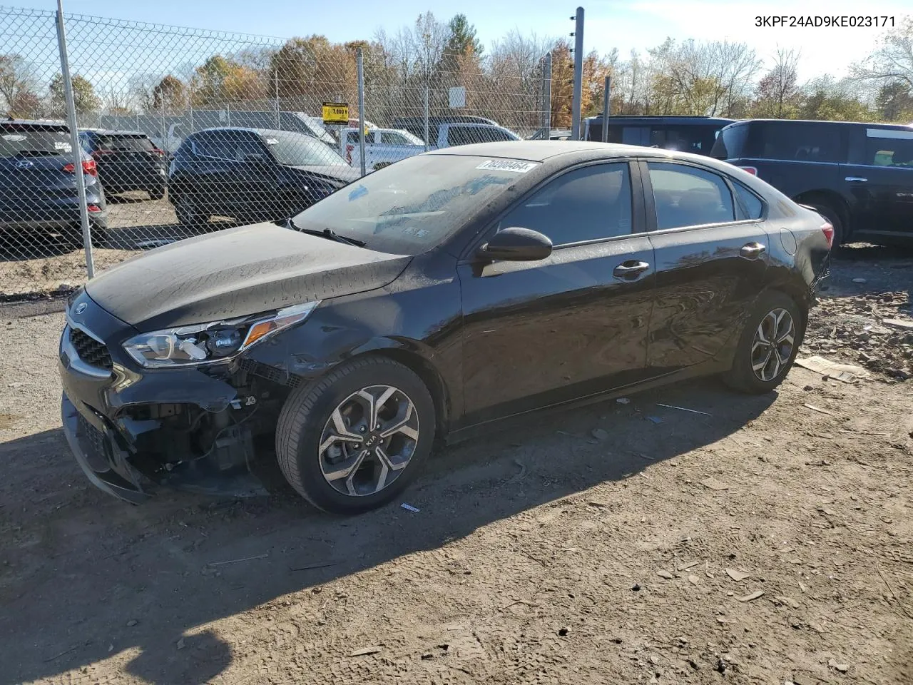 2019 Kia Forte Fe VIN: 3KPF24AD9KE023171 Lot: 78200464