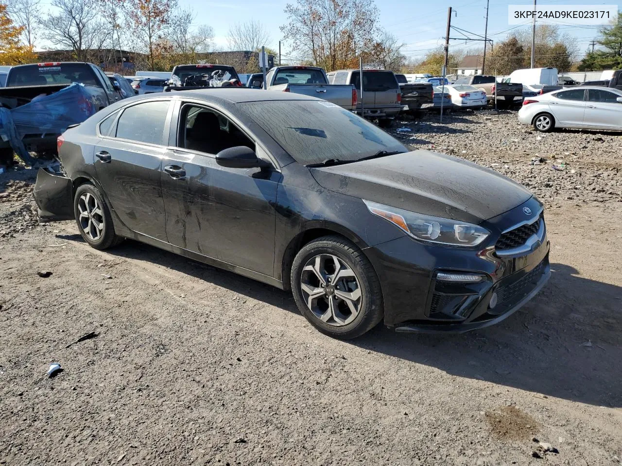 2019 Kia Forte Fe VIN: 3KPF24AD9KE023171 Lot: 78200464