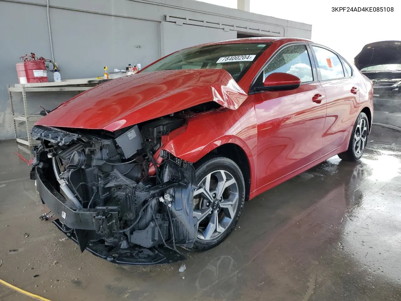 2019 Kia Forte Fe VIN: 3KPF24AD4KE085108 Lot: 78400204