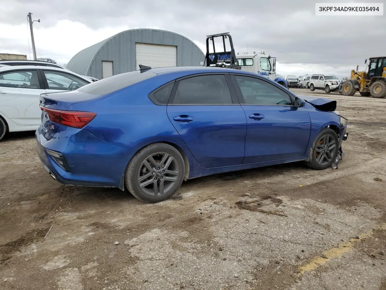 2019 Kia Forte Gt Line VIN: 3KPF34AD9KE035494 Lot: 78700854