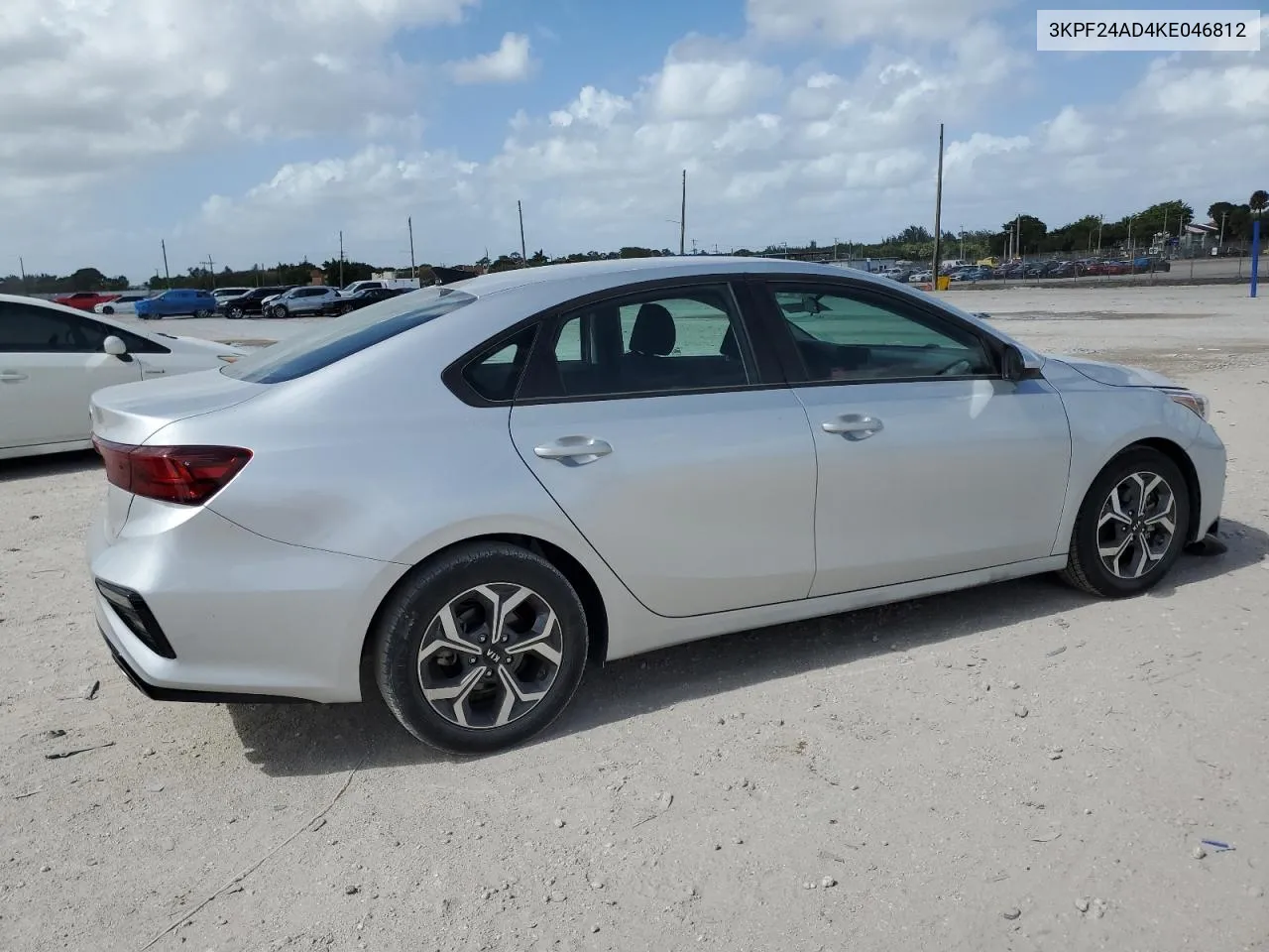 2019 Kia Forte Fe VIN: 3KPF24AD4KE046812 Lot: 78925574