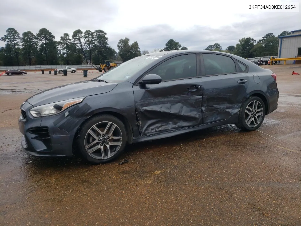 2019 Kia Forte Gt Line VIN: 3KPF34AD0KE012654 Lot: 79178894