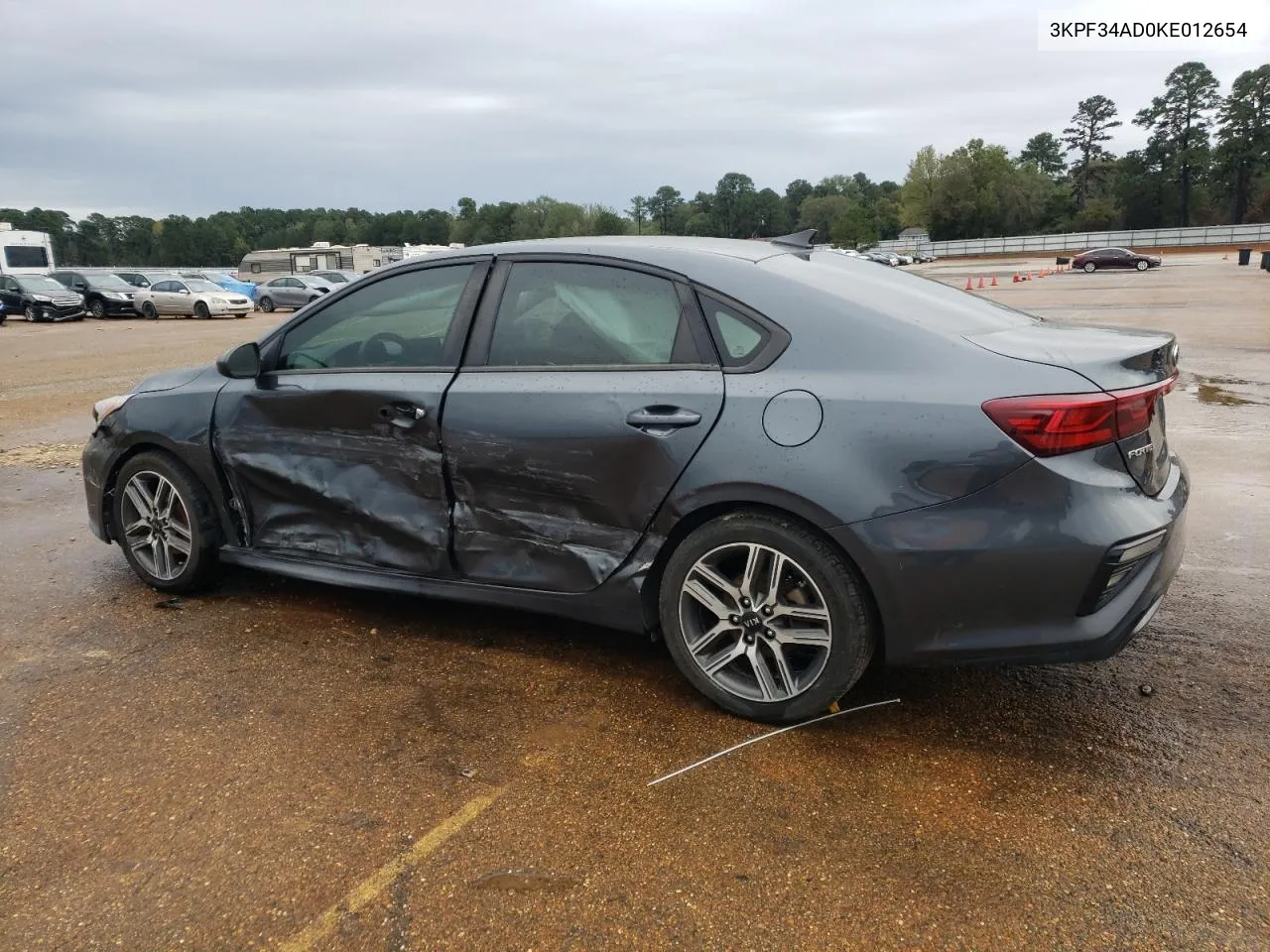 2019 Kia Forte Gt Line VIN: 3KPF34AD0KE012654 Lot: 79178894