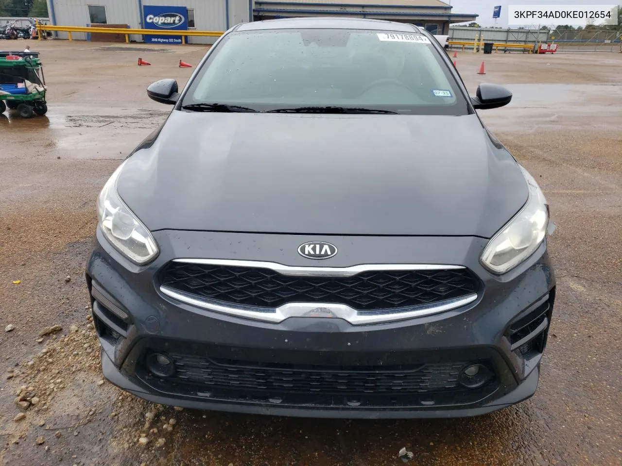 2019 Kia Forte Gt Line VIN: 3KPF34AD0KE012654 Lot: 79178894