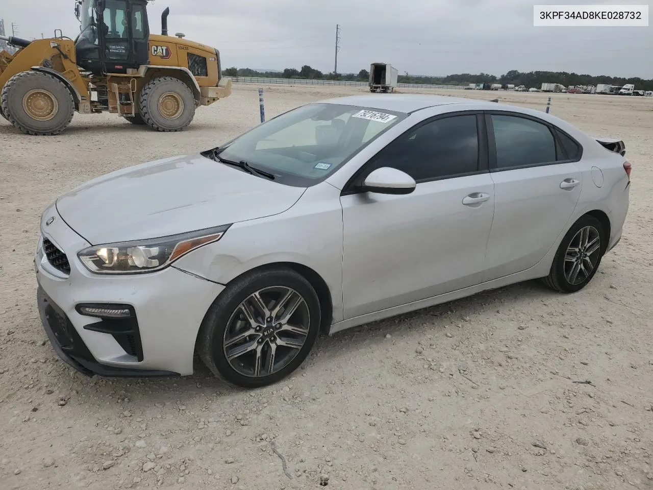 2019 Kia Forte Gt Line VIN: 3KPF34AD8KE028732 Lot: 79216794