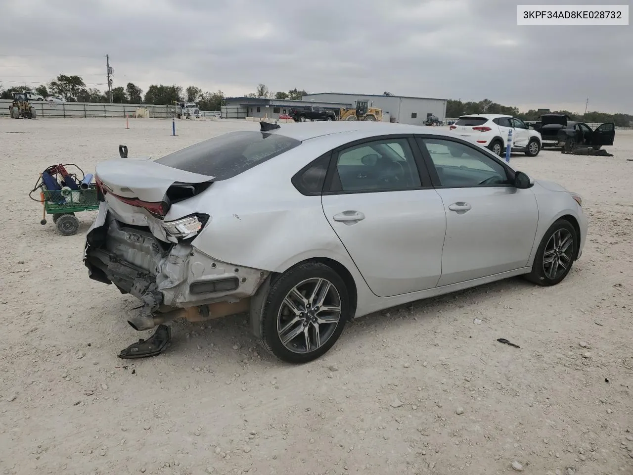 2019 Kia Forte Gt Line VIN: 3KPF34AD8KE028732 Lot: 79216794