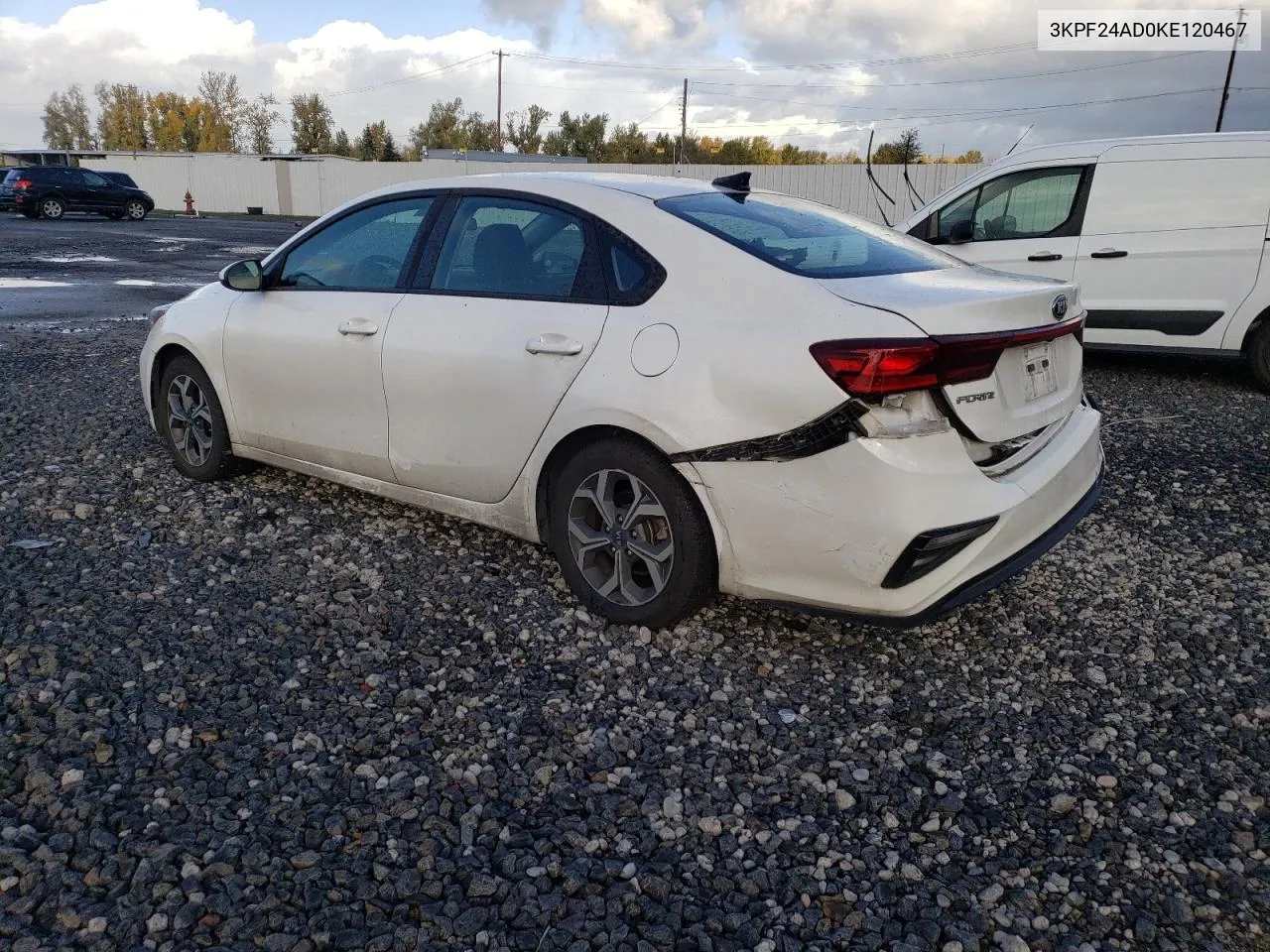 2019 Kia Forte Fe VIN: 3KPF24AD0KE120467 Lot: 79293764