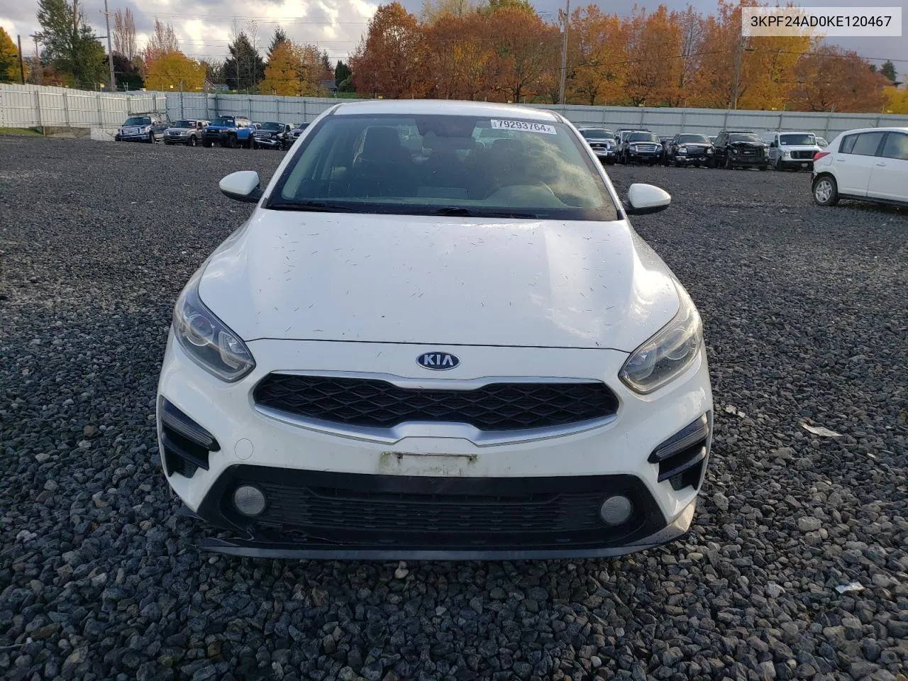 2019 Kia Forte Fe VIN: 3KPF24AD0KE120467 Lot: 79293764