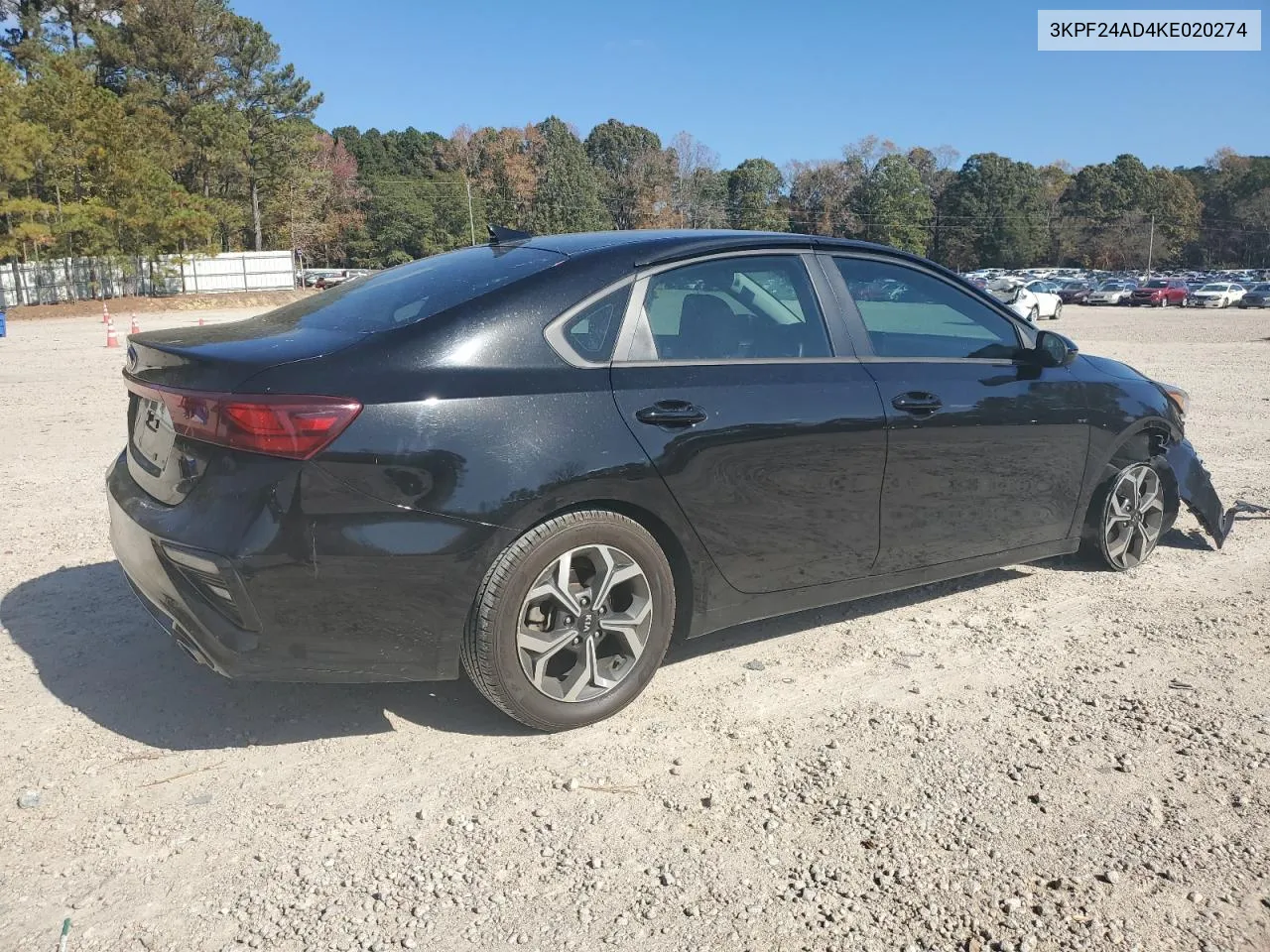 2019 Kia Forte Fe VIN: 3KPF24AD4KE020274 Lot: 79435454