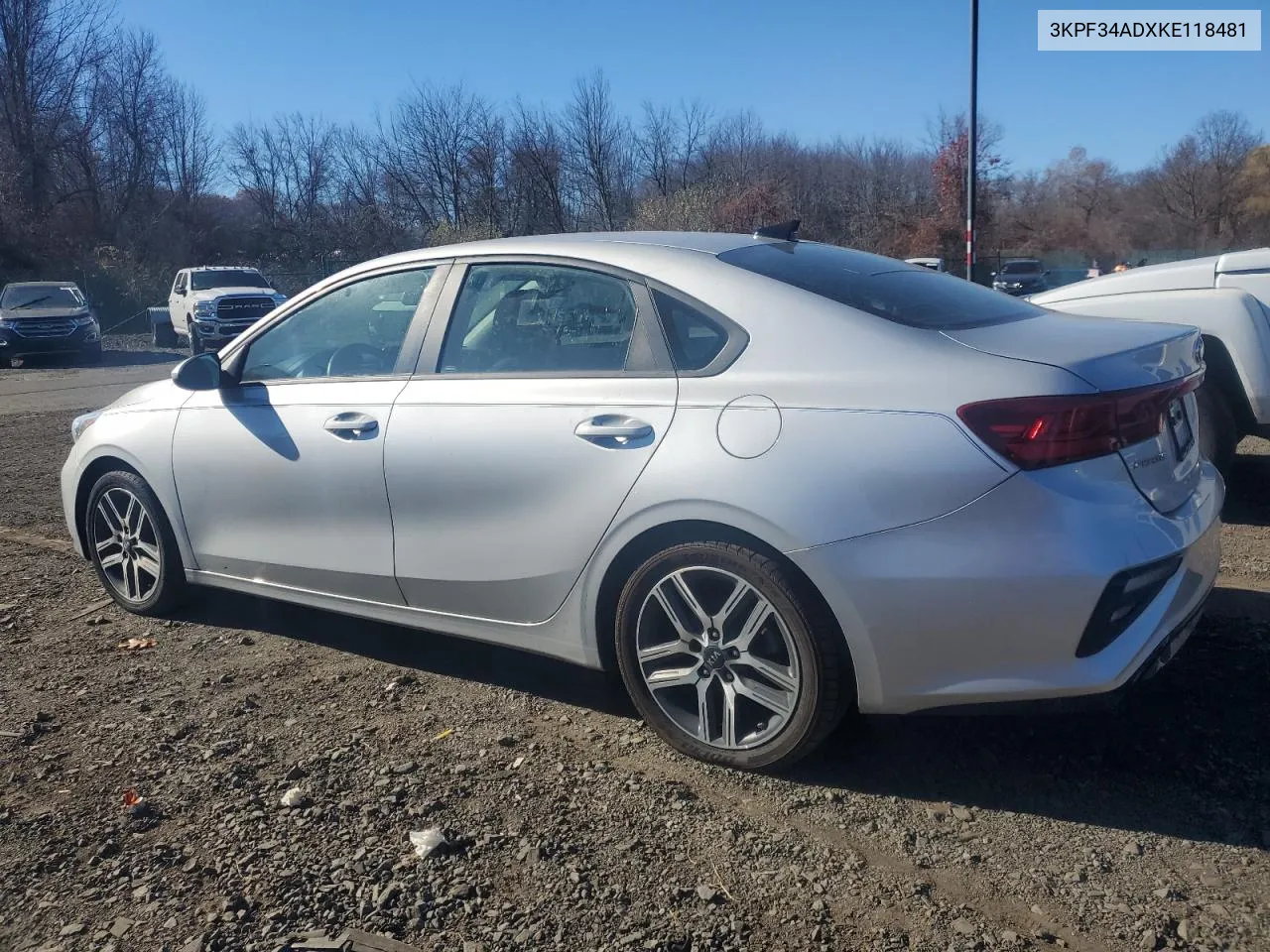 2019 Kia Forte Gt Line VIN: 3KPF34ADXKE118481 Lot: 79900794