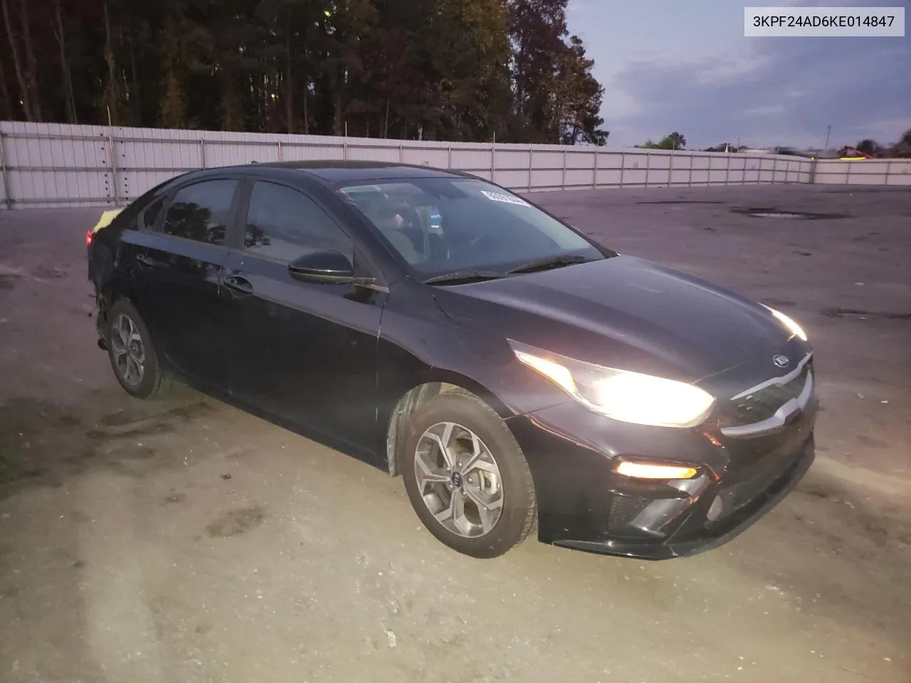 2019 Kia Forte Fe VIN: 3KPF24AD6KE014847 Lot: 80091844