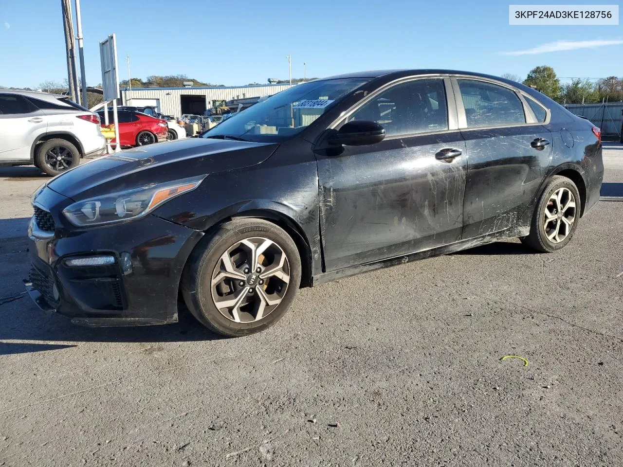 2019 Kia Forte Fe VIN: 3KPF24AD3KE128756 Lot: 80318044