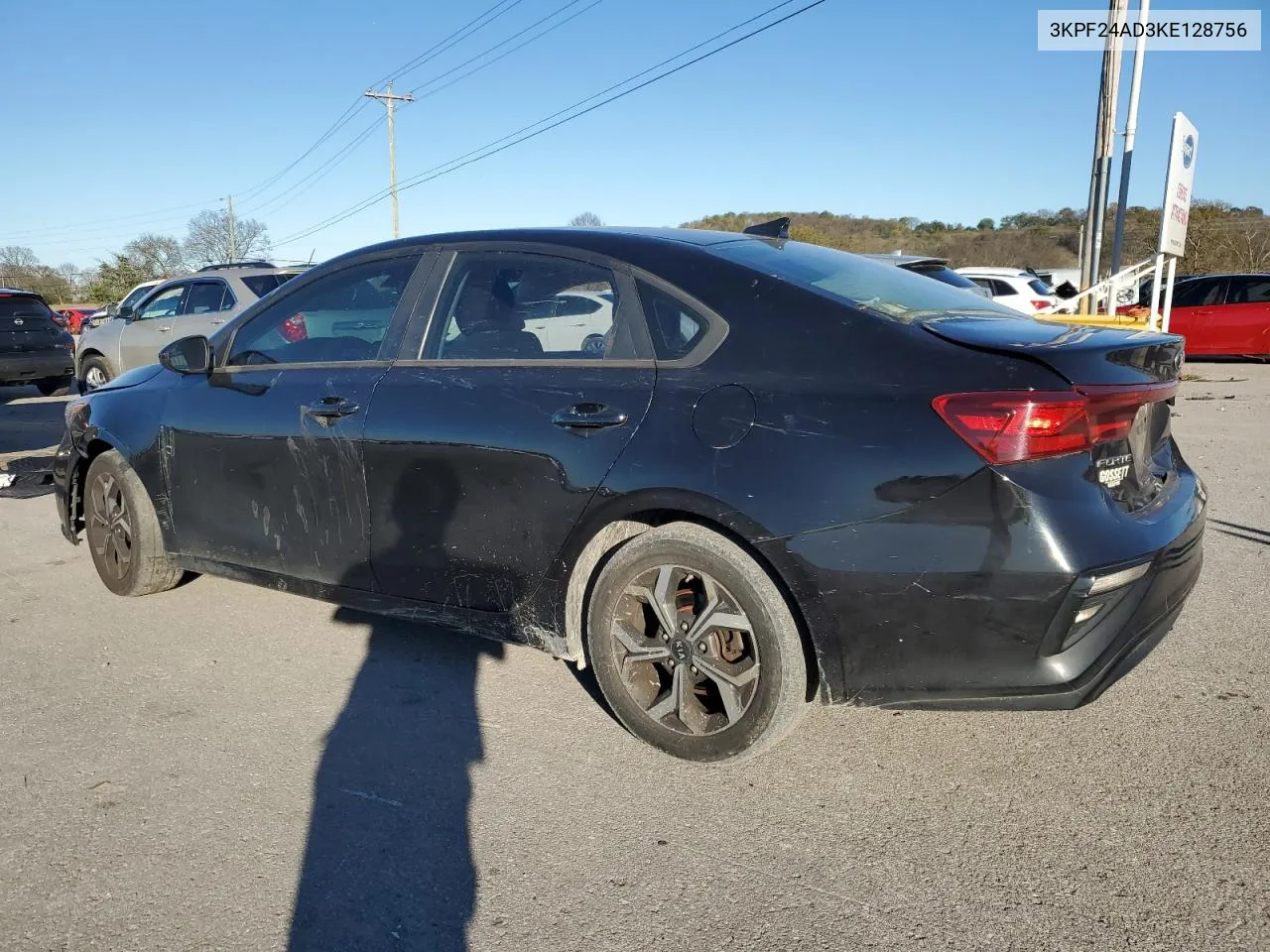 2019 Kia Forte Fe VIN: 3KPF24AD3KE128756 Lot: 80318044