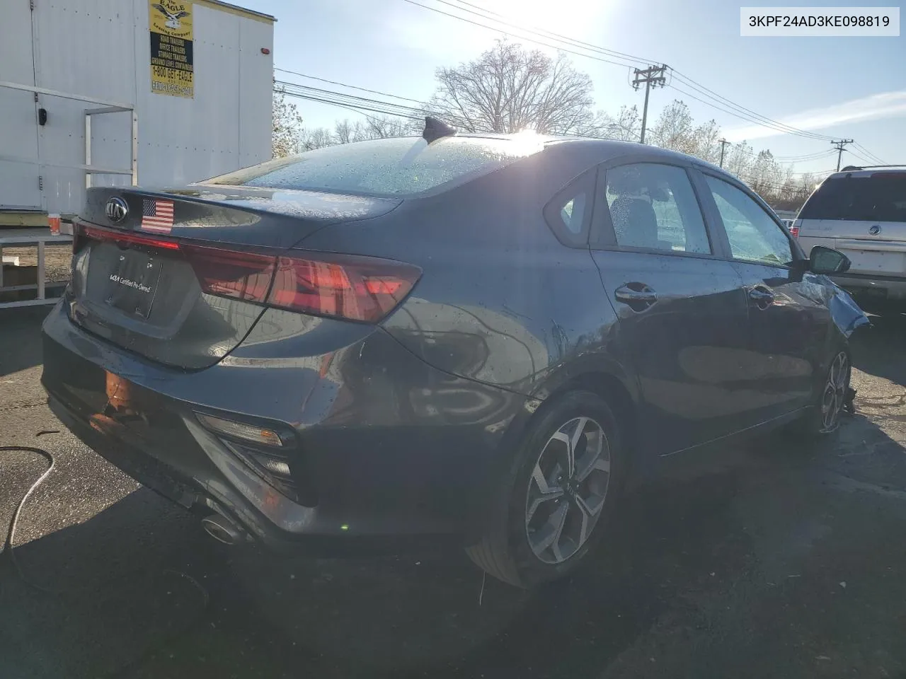 2019 Kia Forte Fe VIN: 3KPF24AD3KE098819 Lot: 80337304