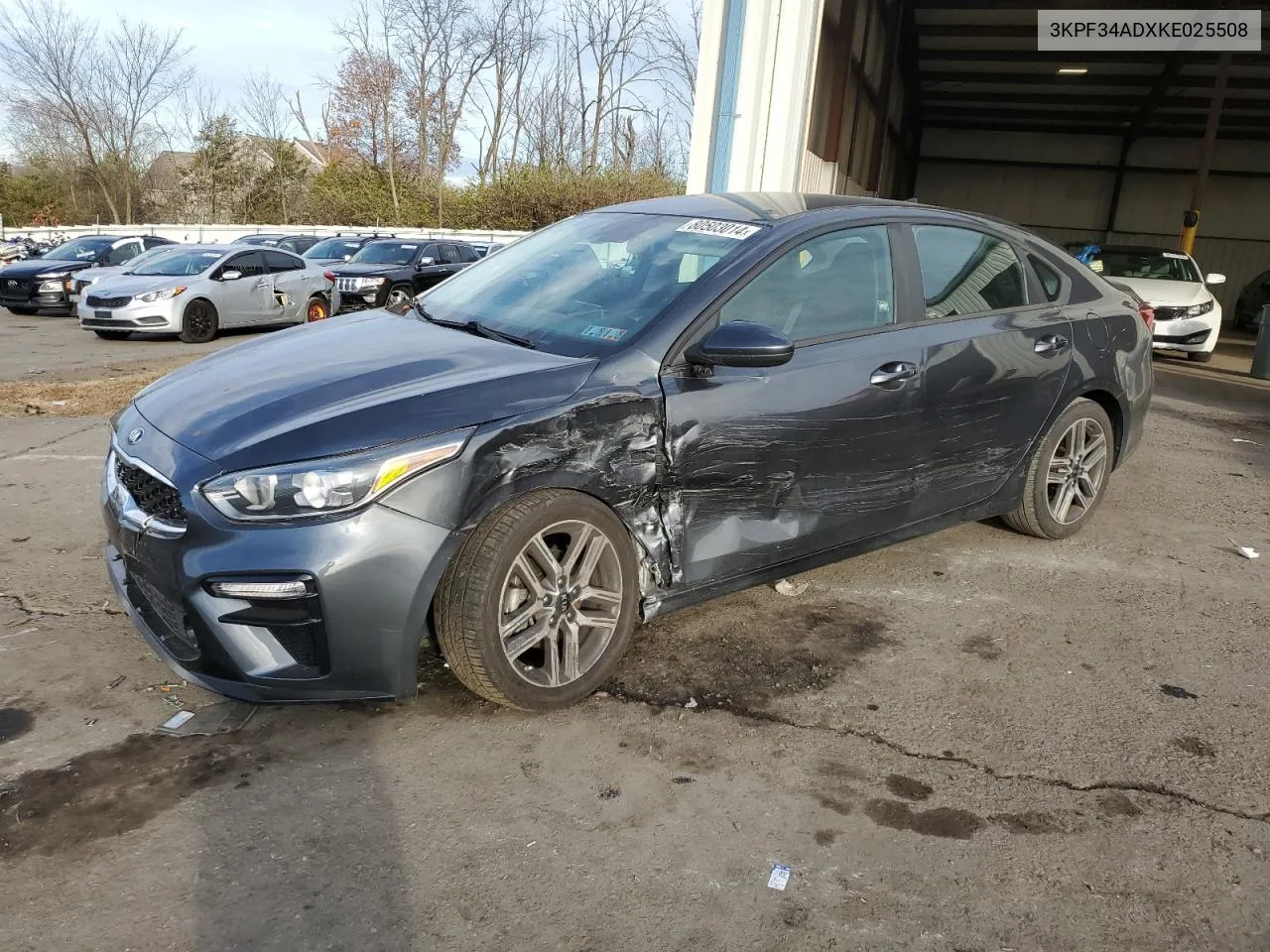 2019 Kia Forte Gt Line VIN: 3KPF34ADXKE025508 Lot: 80503014