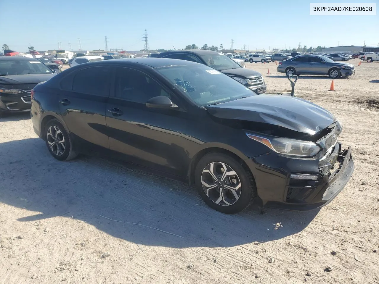 2019 Kia Forte Fe VIN: 3KPF24AD7KE020608 Lot: 80544564