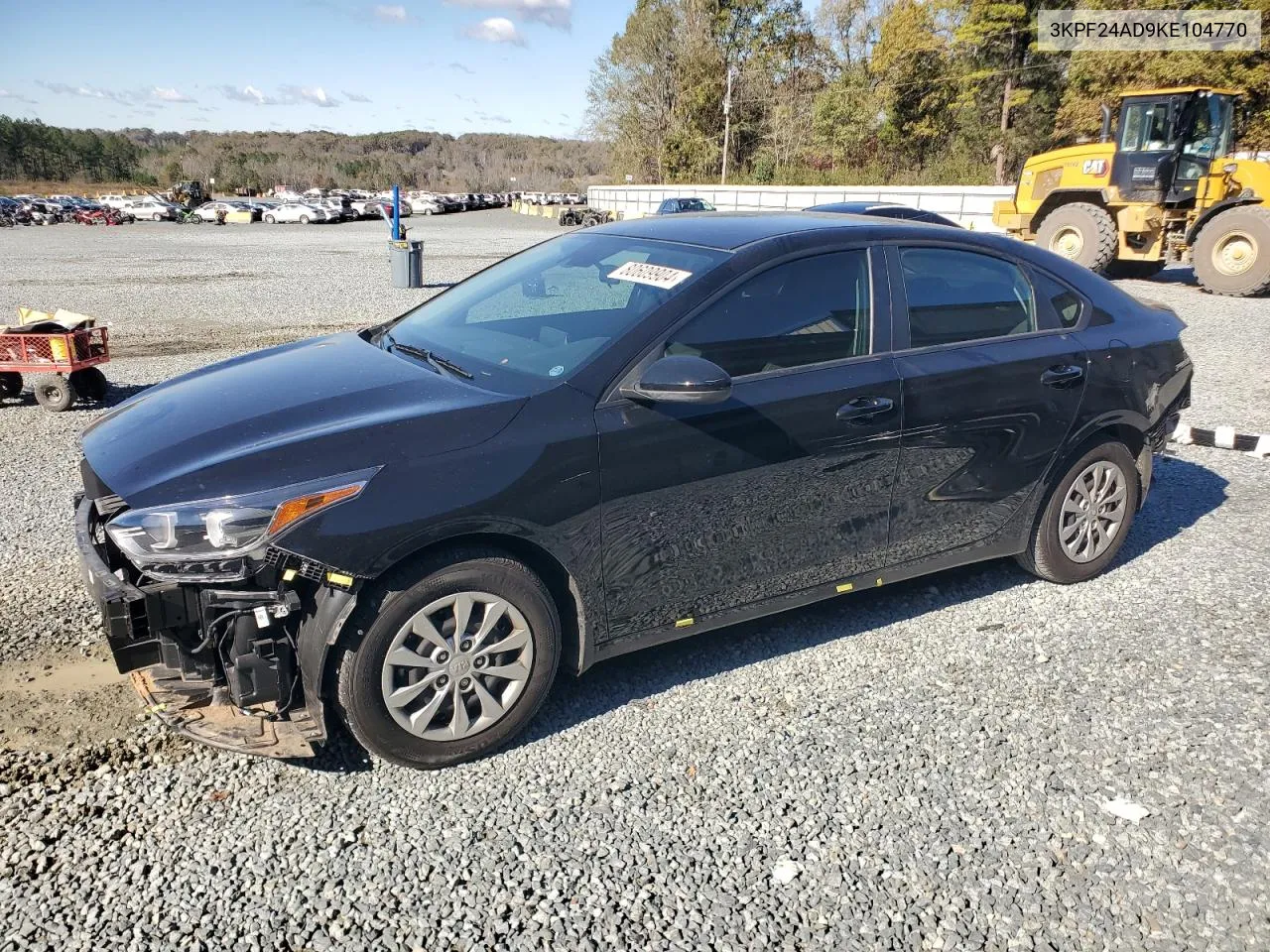 2019 Kia Forte Fe VIN: 3KPF24AD9KE104770 Lot: 80609904