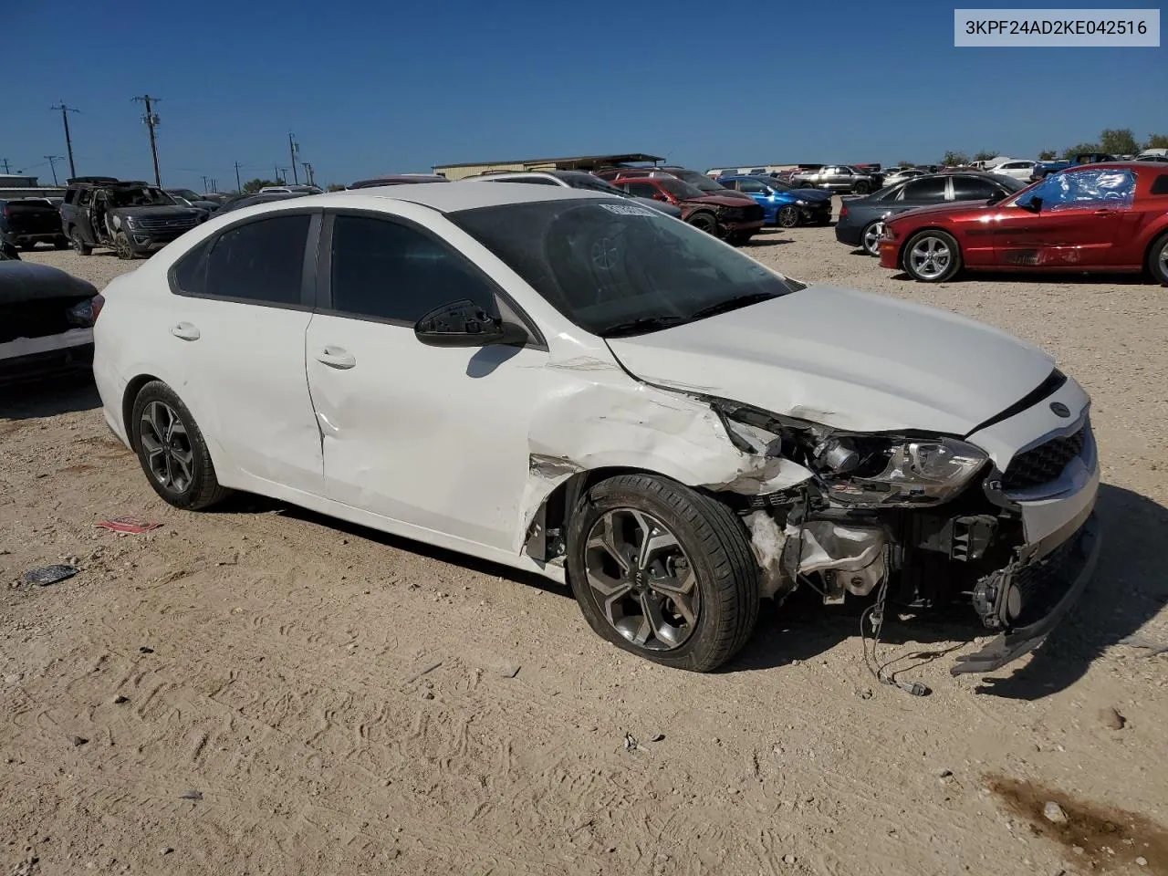 2019 Kia Forte Fe VIN: 3KPF24AD2KE042516 Lot: 81153114