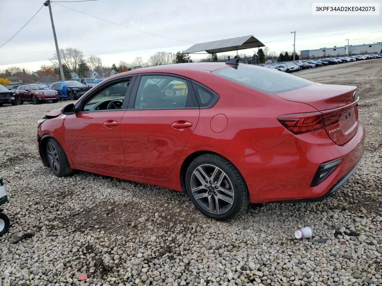 2019 Kia Forte Gt Line VIN: 3KPF34AD2KE042075 Lot: 81525364