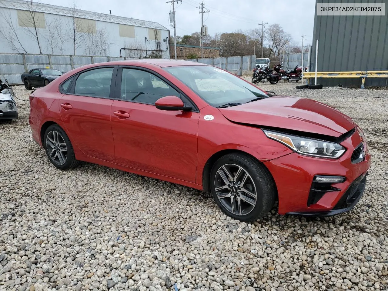 2019 Kia Forte Gt Line VIN: 3KPF34AD2KE042075 Lot: 81525364