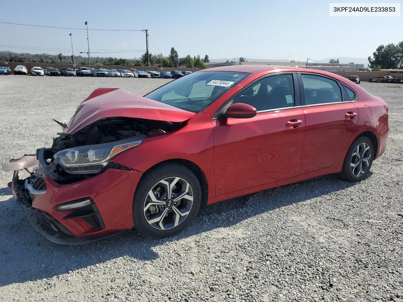 2020 Kia Forte Fe VIN: 3KPF24AD9LE233853 Lot: 54470044