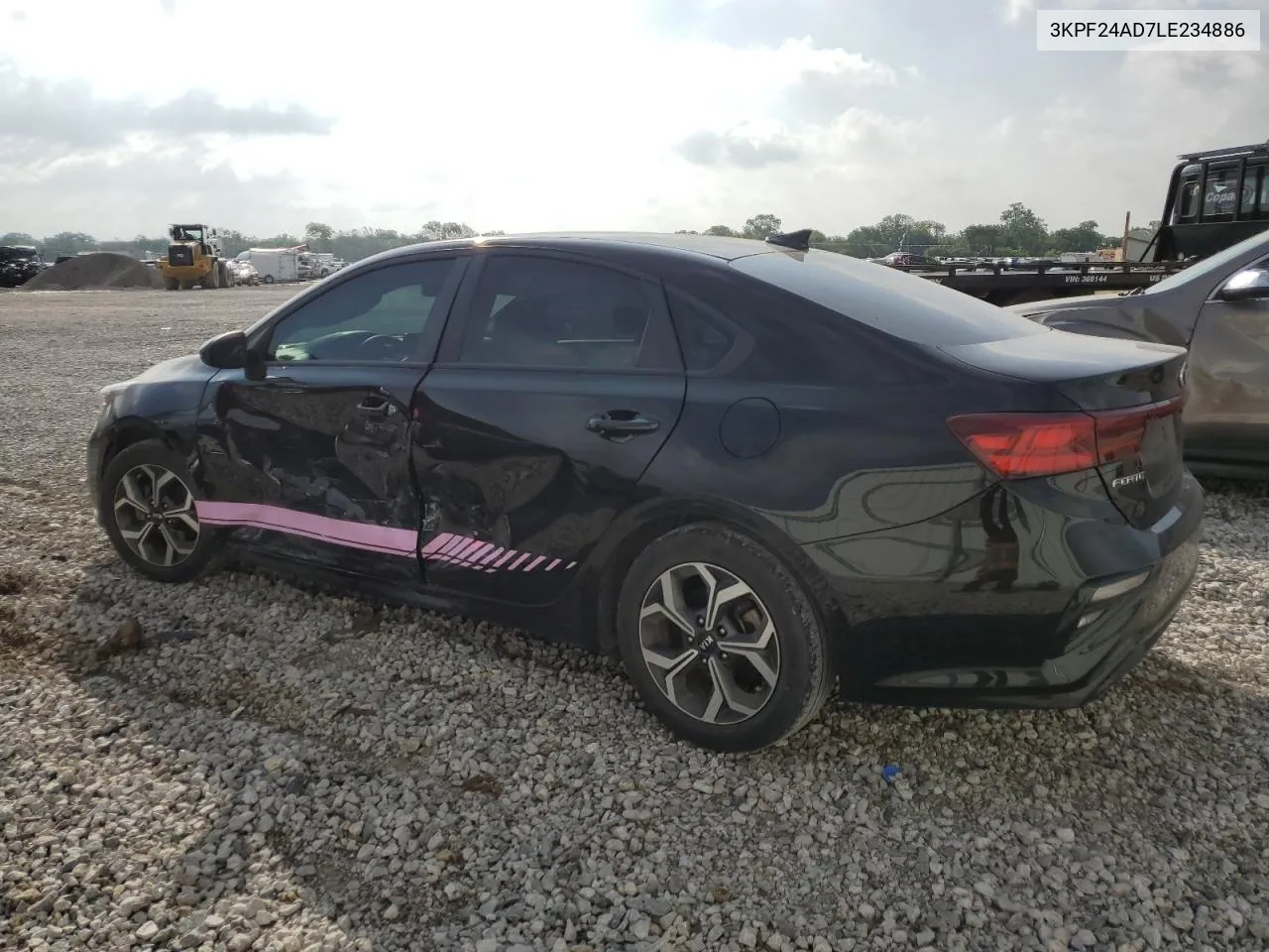 2020 Kia Forte Fe VIN: 3KPF24AD7LE234886 Lot: 55686904