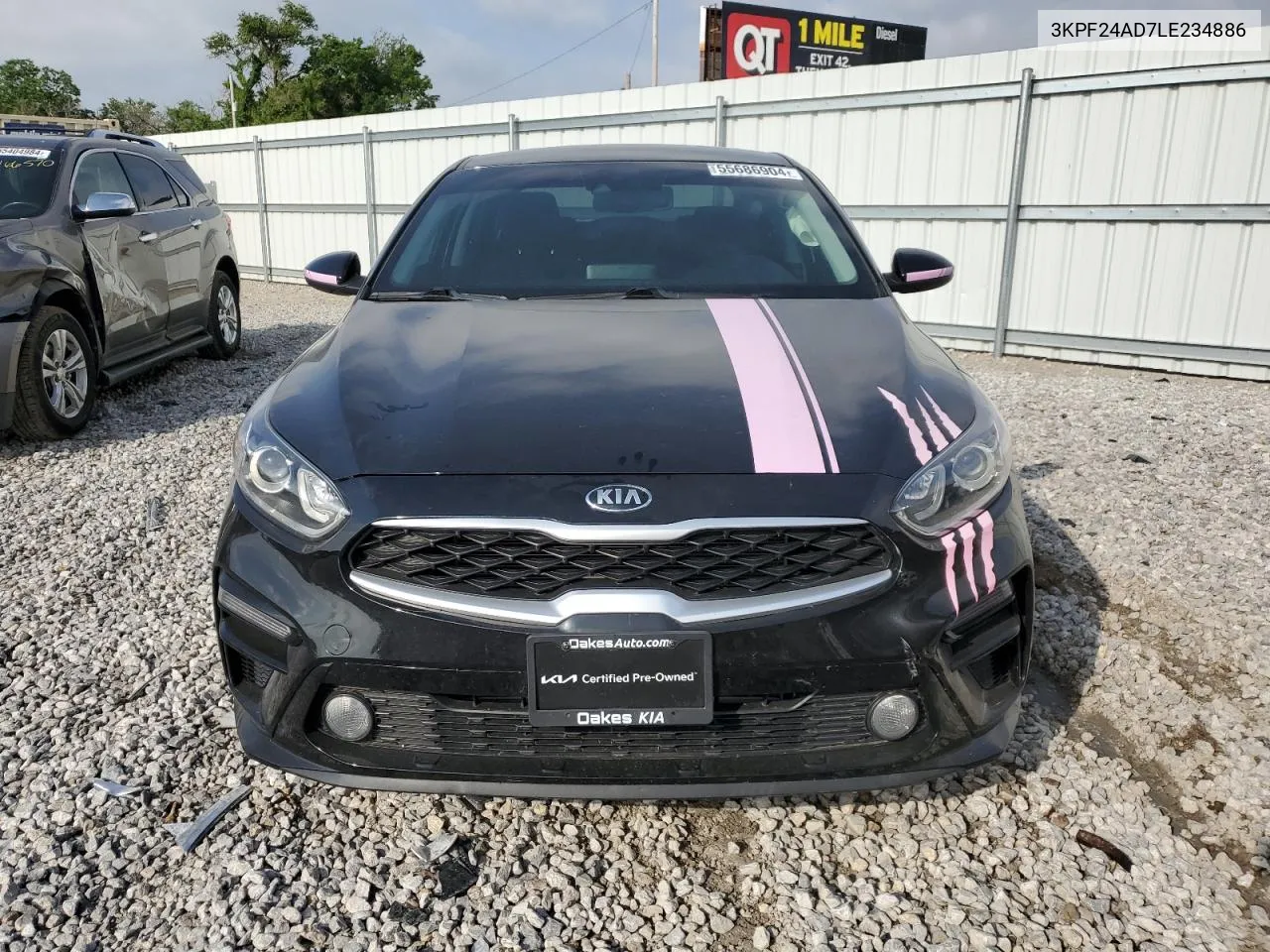 2020 Kia Forte Fe VIN: 3KPF24AD7LE234886 Lot: 55686904