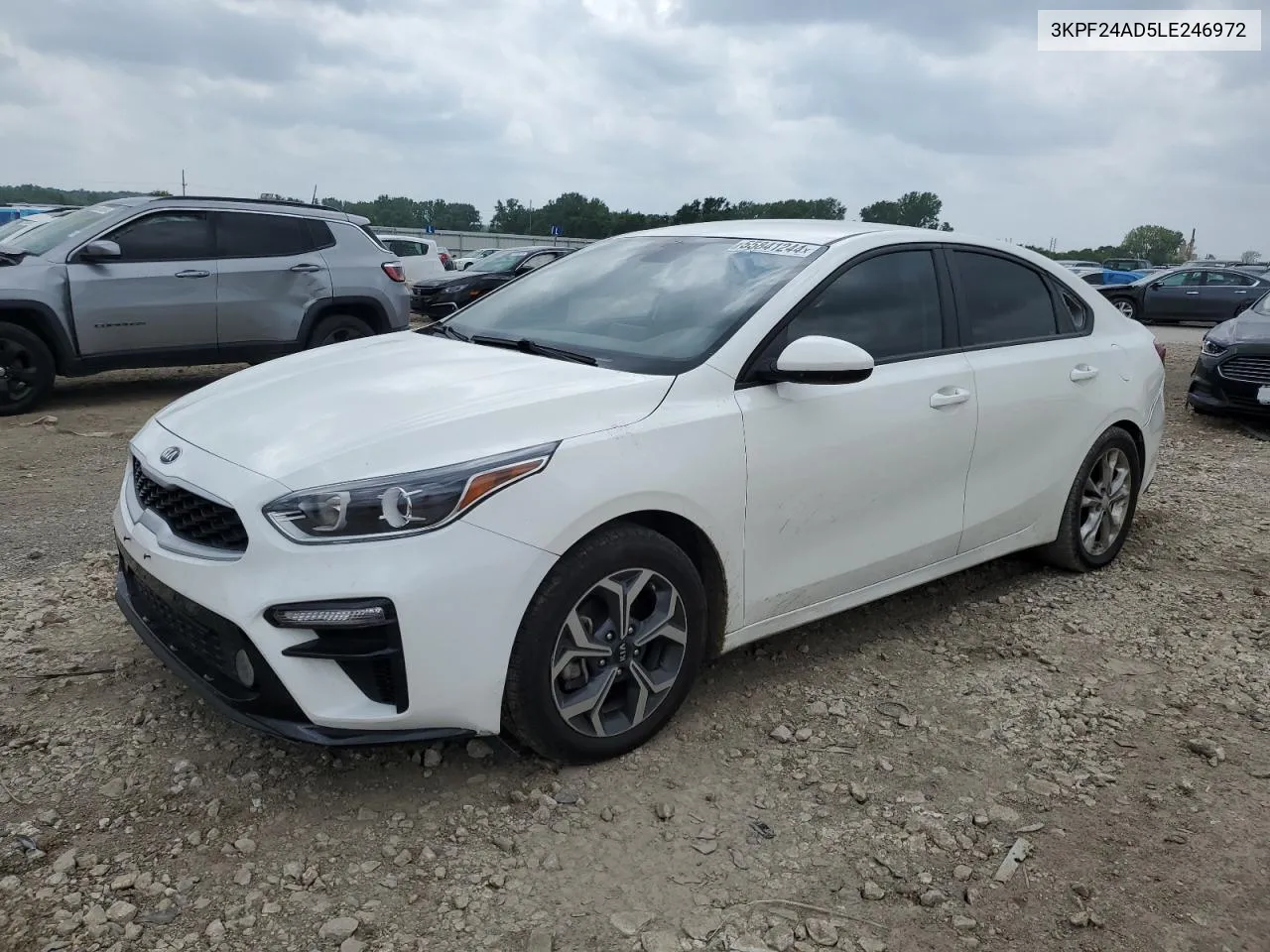 2020 Kia Forte Fe VIN: 3KPF24AD5LE246972 Lot: 55841244