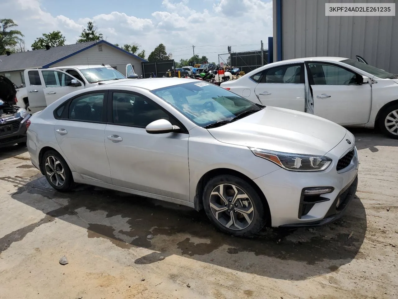 2020 Kia Forte Fe VIN: 3KPF24AD2LE261235 Lot: 55861184