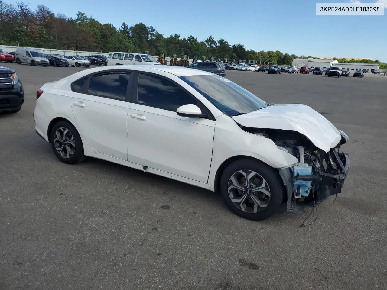 2020 Kia Forte Fe VIN: 3KPF24AD0LE183098 Lot: 58139104