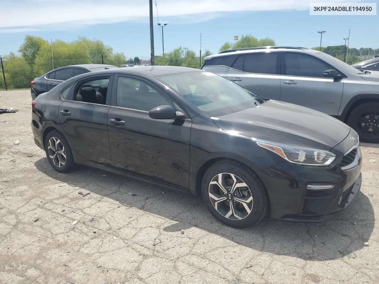 2020 Kia Forte Fe VIN: 3KPF24AD8LE194950 Lot: 60483674