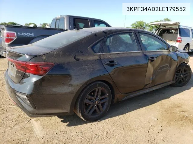 3KPF34AD2LE179552 2020 Kia Forte Gt Line