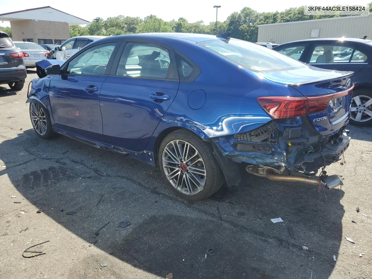 2020 Kia Forte Gt VIN: 3KPF44AC3LE158424 Lot: 61923364