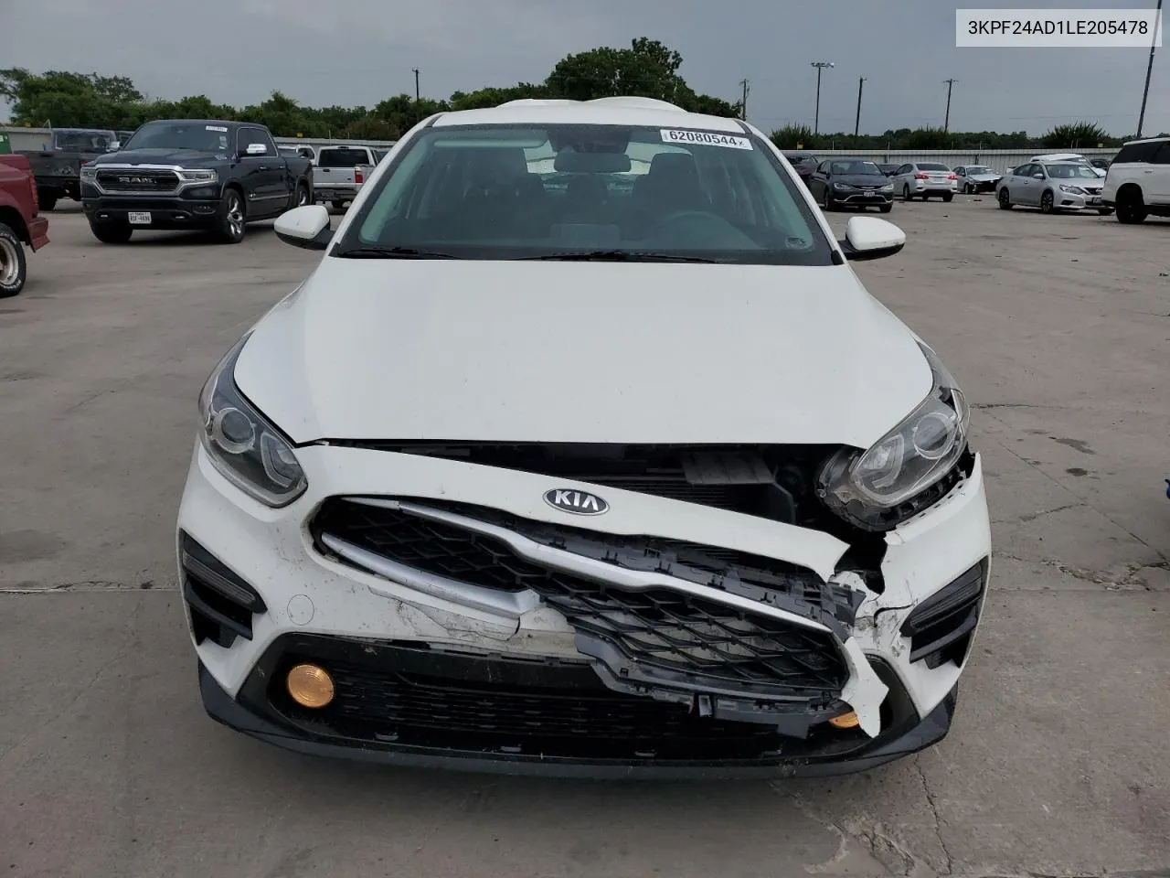 2020 Kia Forte Fe VIN: 3KPF24AD1LE205478 Lot: 62080544