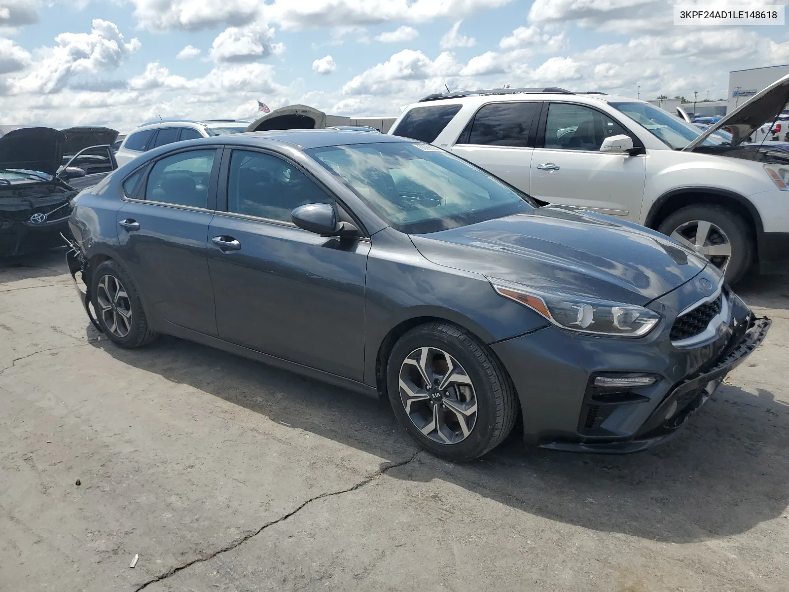 2020 Kia Forte Fe VIN: 3KPF24AD1LE148618 Lot: 62286364