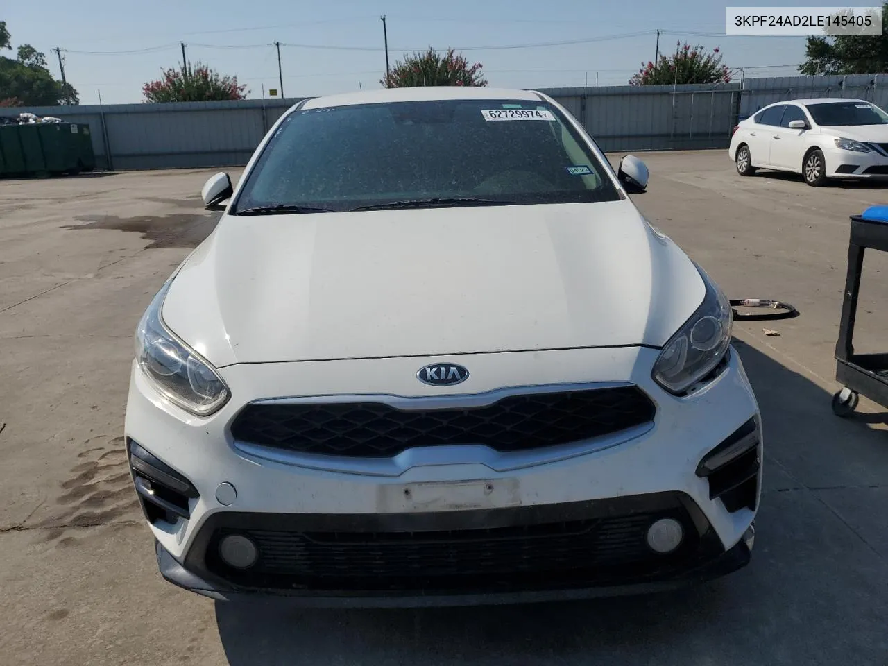 2020 Kia Forte Fe VIN: 3KPF24AD2LE145405 Lot: 62729974