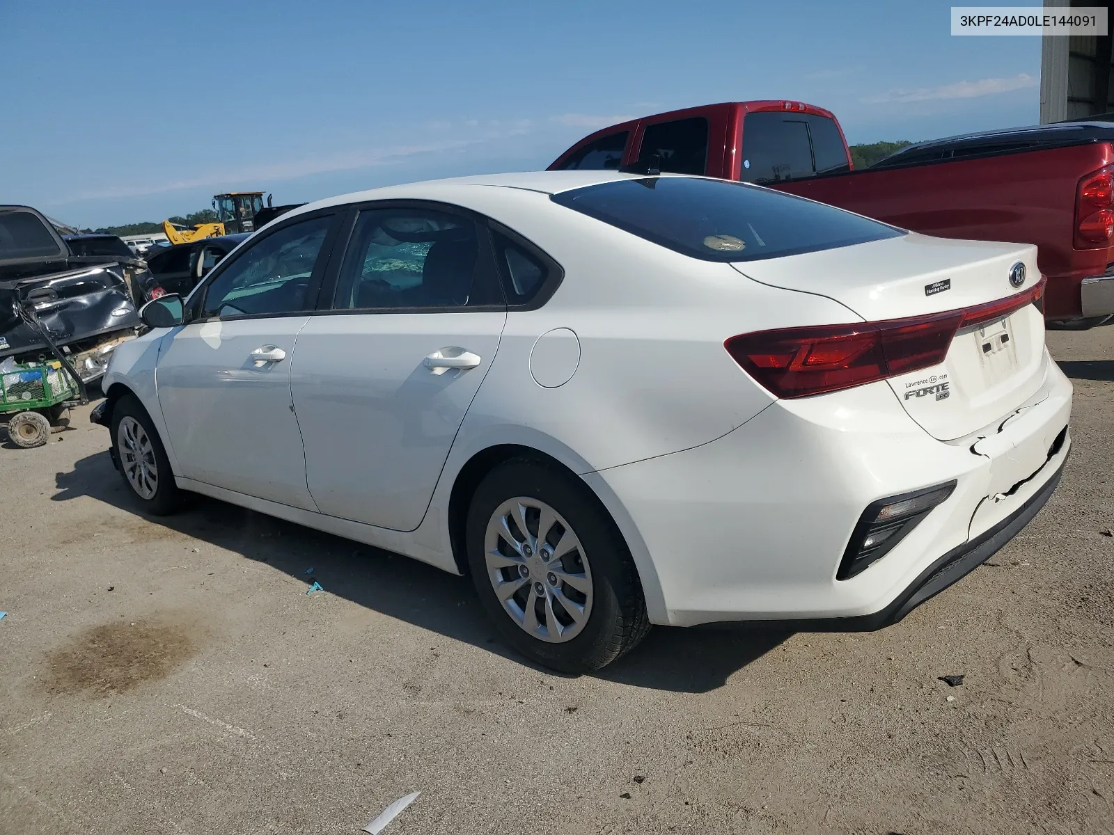 2020 Kia Forte Fe VIN: 3KPF24AD0LE144091 Lot: 63071884