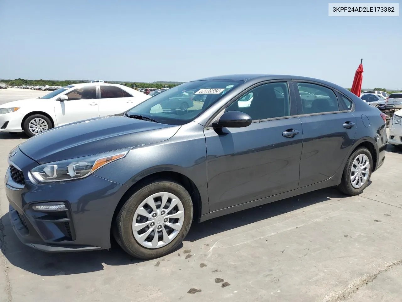 2020 Kia Forte Fe VIN: 3KPF24AD2LE173382 Lot: 63139554