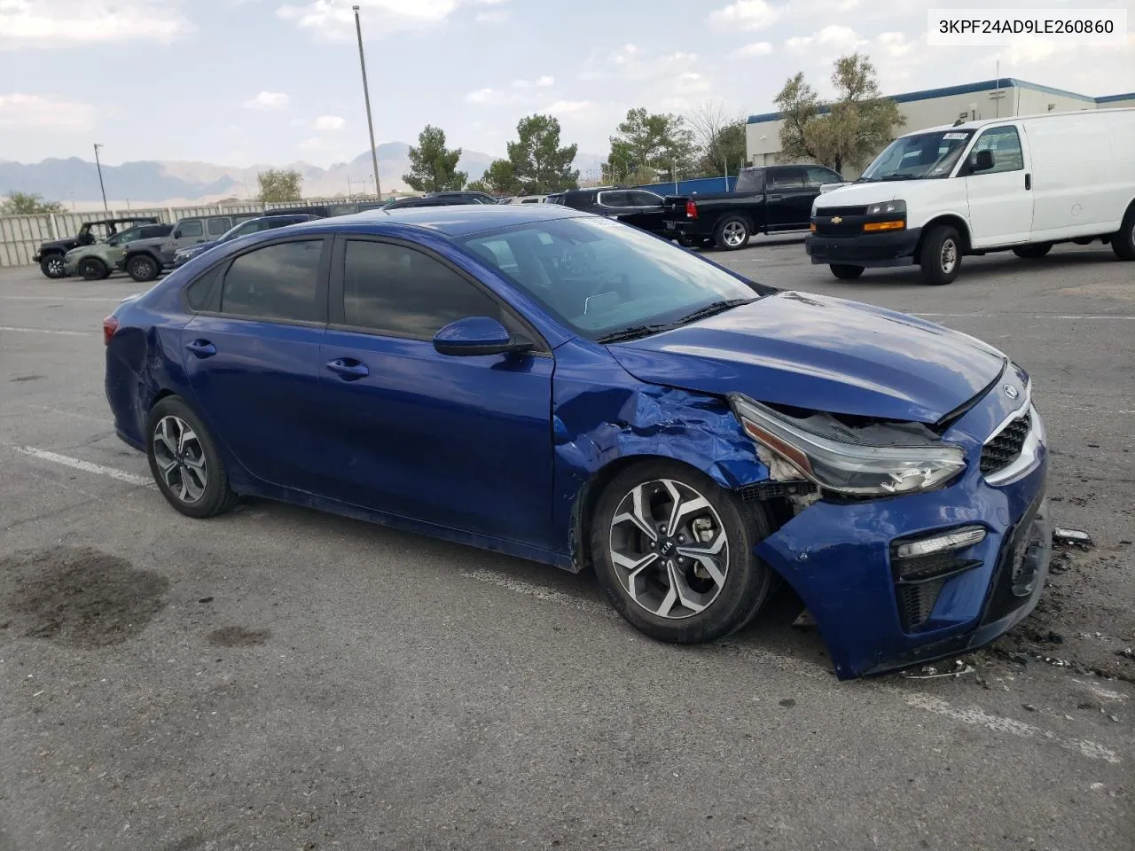 2020 Kia Forte Fe VIN: 3KPF24AD9LE260860 Lot: 64031314