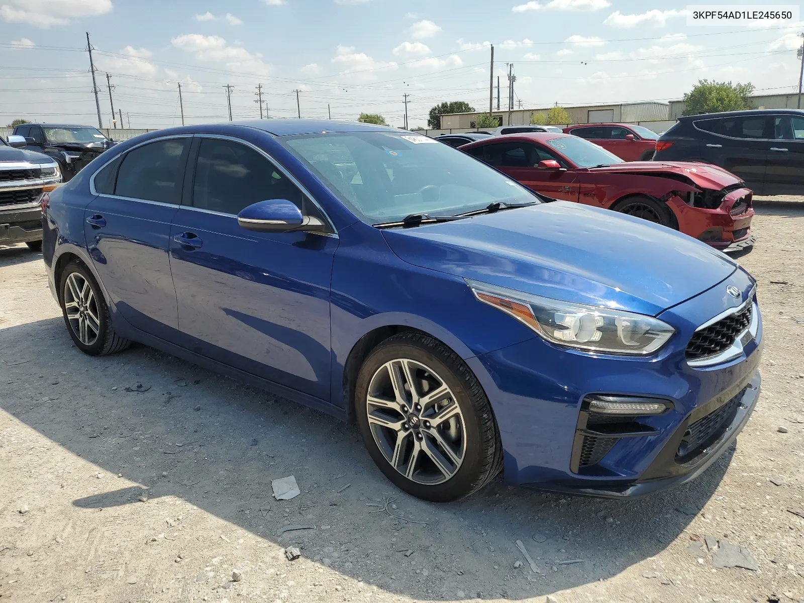 2020 Kia Forte Ex VIN: 3KPF54AD1LE245650 Lot: 64637744