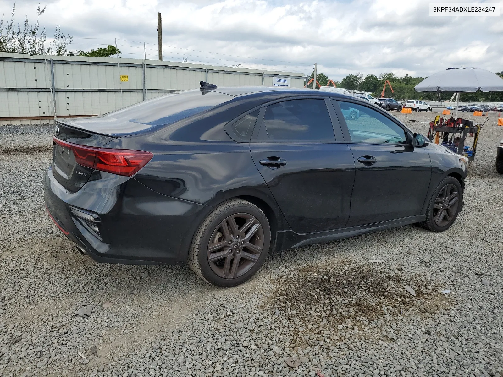 2020 Kia Forte Gt Line VIN: 3KPF34ADXLE234247 Lot: 65283604