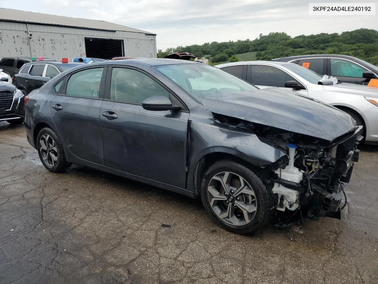 2020 Kia Forte Fe VIN: 3KPF24AD4LE240192 Lot: 65749664