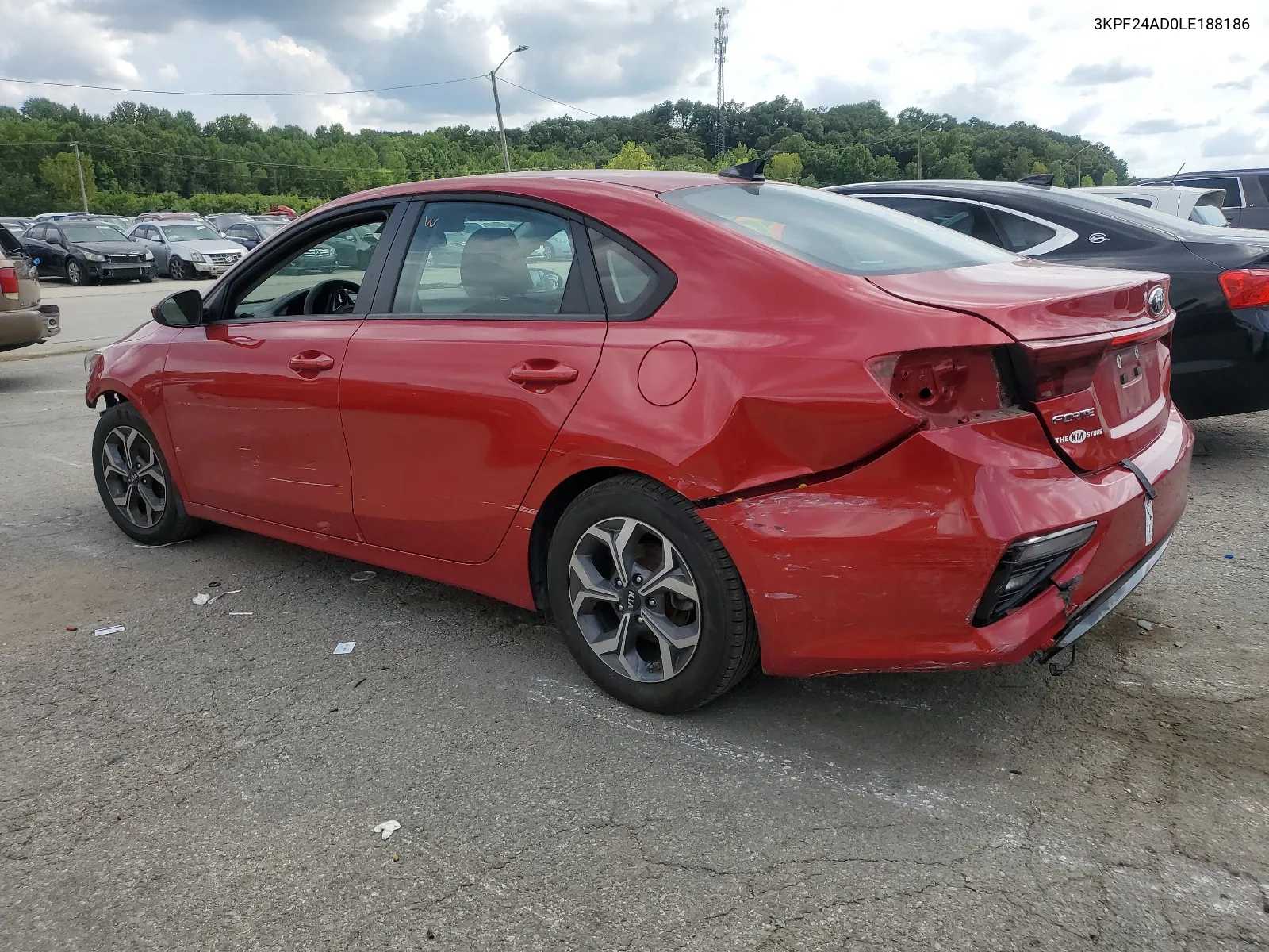 2020 Kia Forte Fe VIN: 3KPF24AD0LE188186 Lot: 66306674